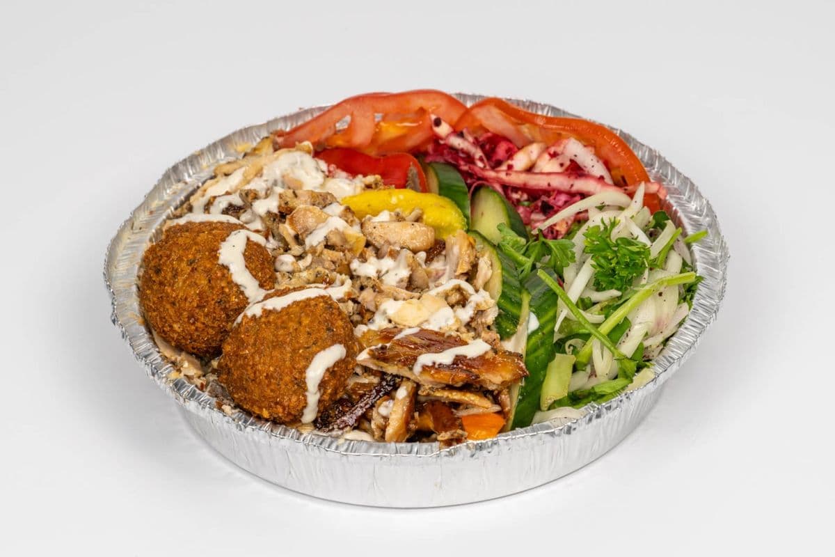 Chicken Shawafel Platter