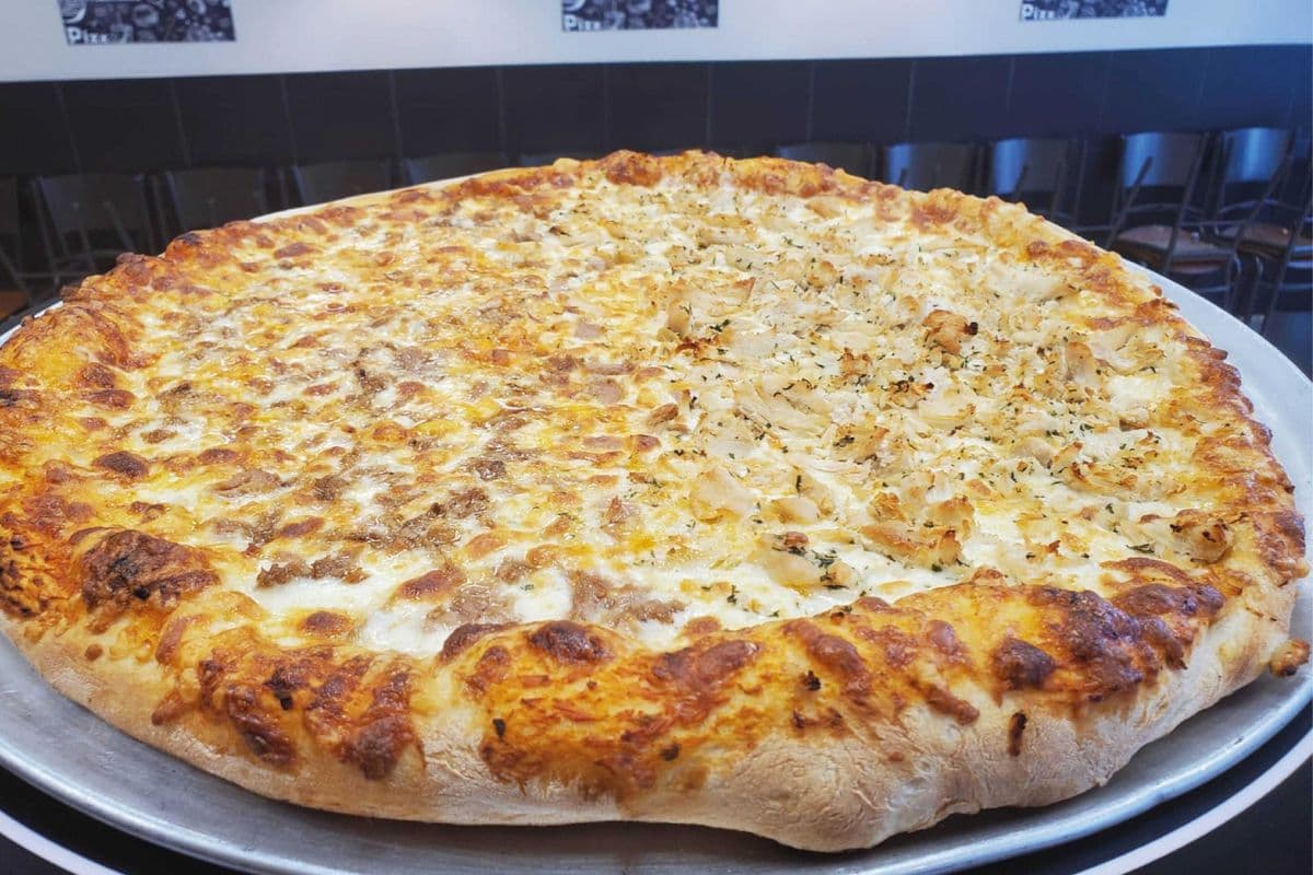 Pizza 18'' au poulet grillé