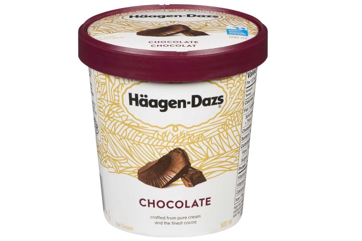 Häagen-Dazs Chocolate Pint Ice Cream (500 ml)