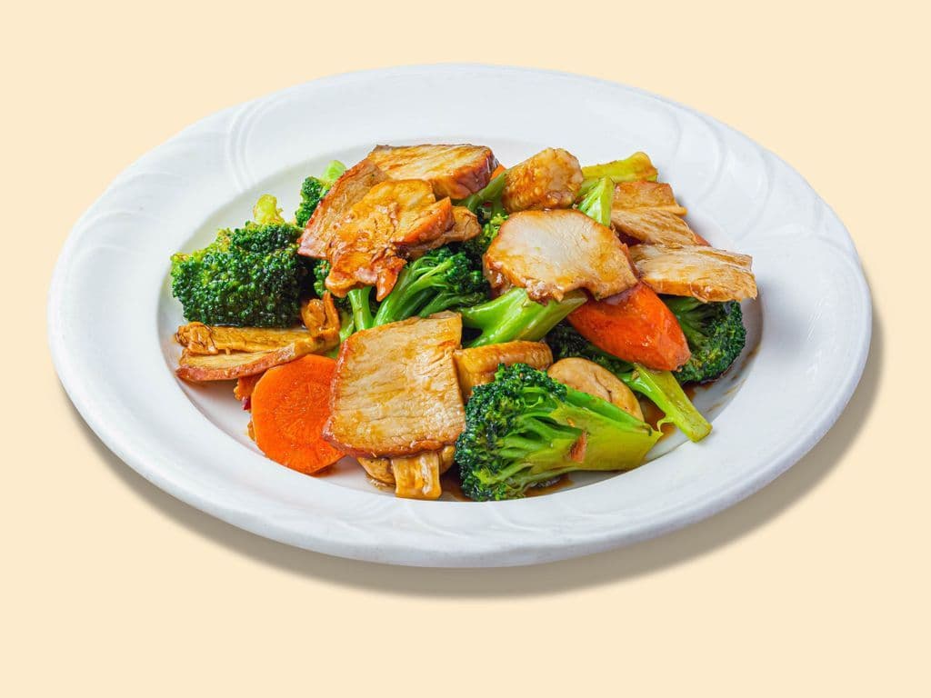 BBQ Pork & Assorted Greens