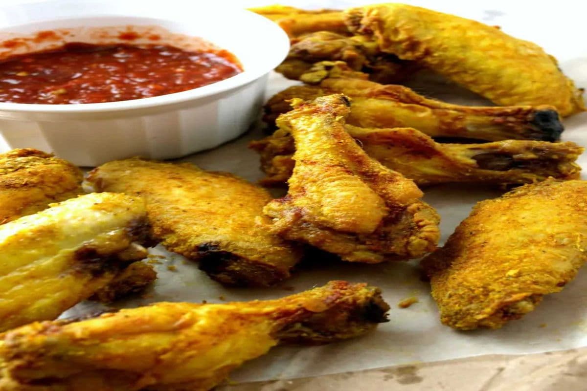 Honey Garlic Wings Cooked 1 lb