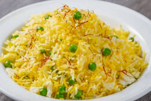 Saffron Matar Pulao