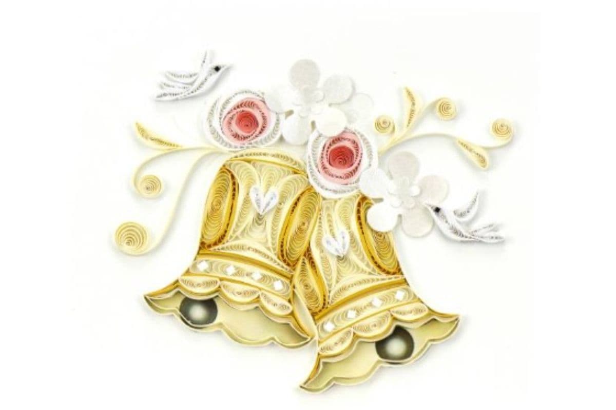 Wedding Bells Greeting Card LV245