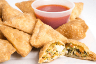 Mini Spinach and Cheese Samosa (25 pcs)