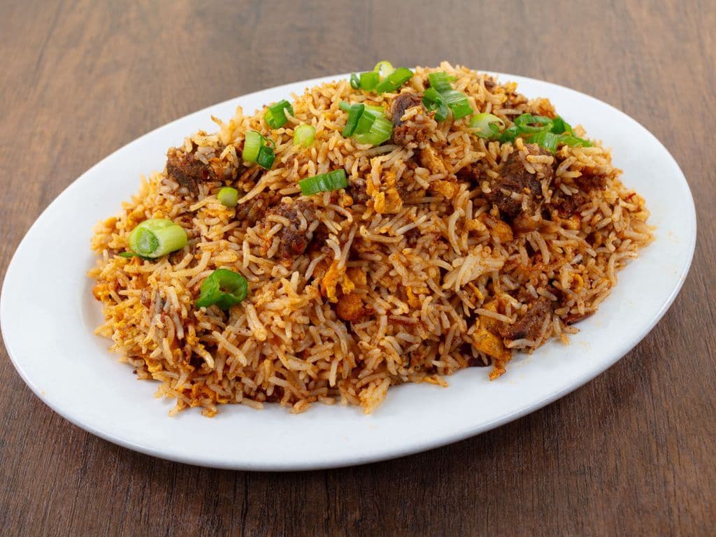 Karaikudi Chef's Special Mutton (Goat) Fried Rice