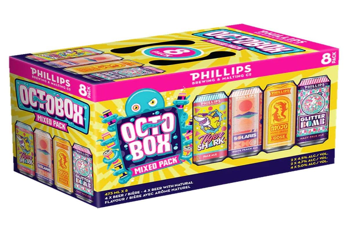 PHILLIPS OCTOBOX MIX PACK 8 CANS (8 x 473ML)
