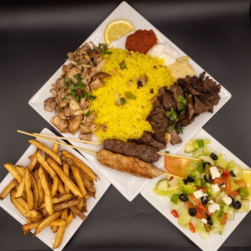 Mixed Shawarma Plate