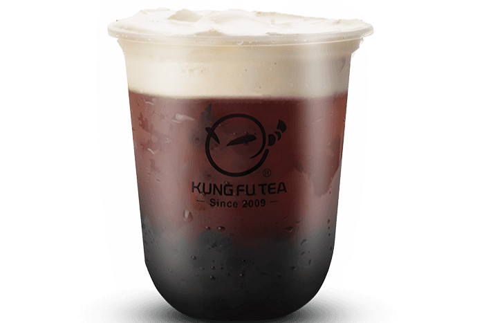 H4. Latté au thé noir / perles / Pearl Black Tea Latte