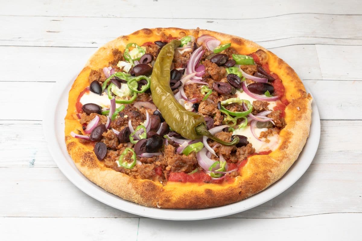 Pizza sicilienne végétalienne / Vegan Sicilian Pizza