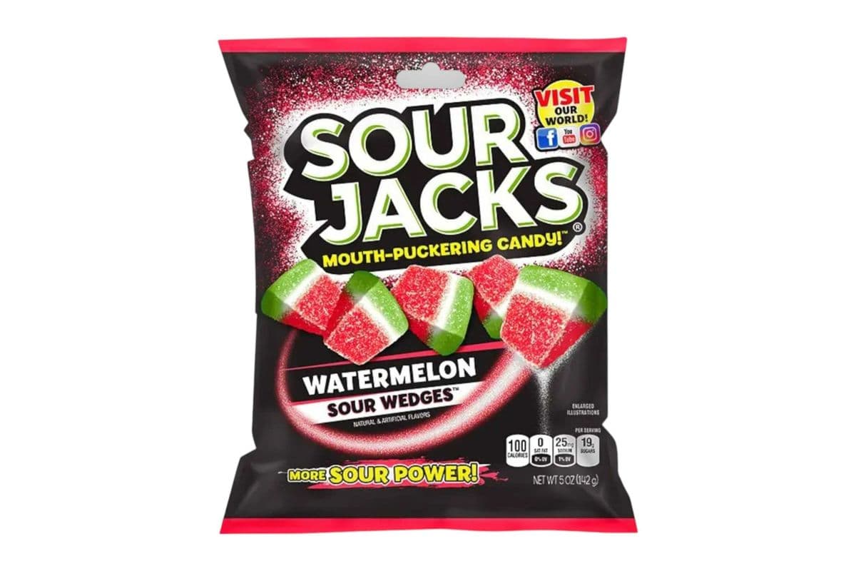 Sour Jacks Watermelon Sour Wedges (142g) (100 Cal)