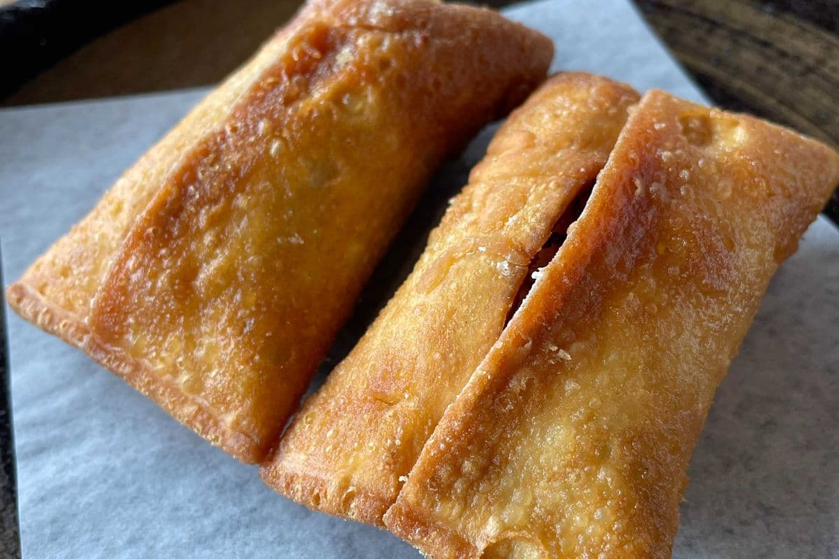 Crispy beef and vege egg rolls