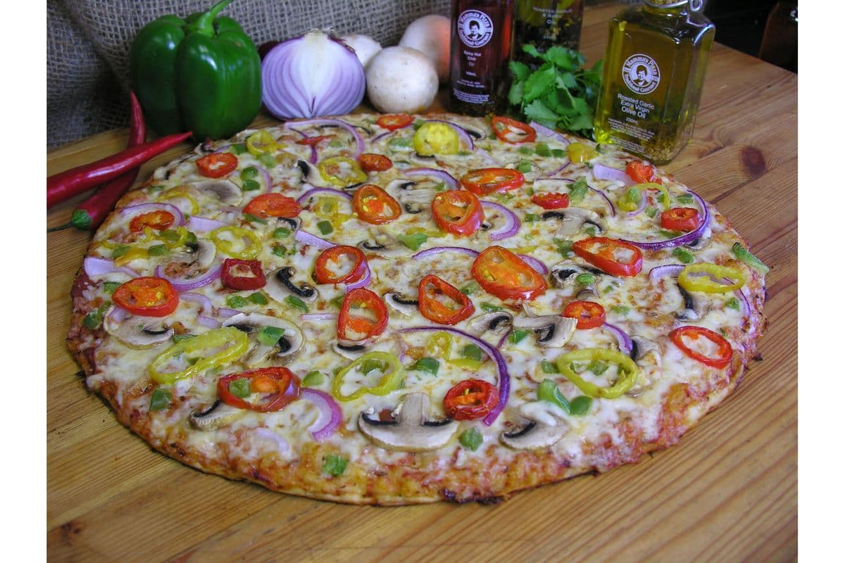 14" Large Spicy Vegetarian Pizza