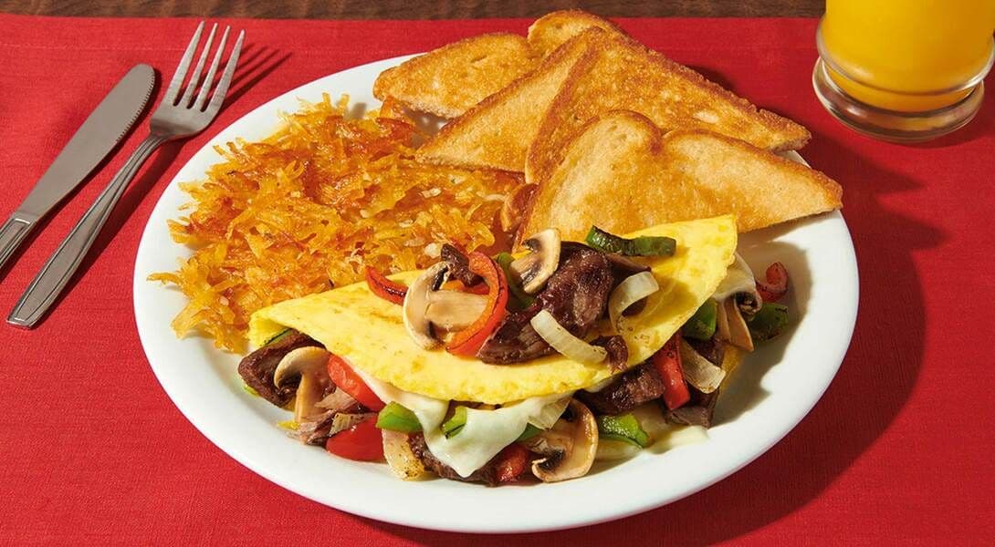 PHILLY CHEESESTEAK OMELETTE