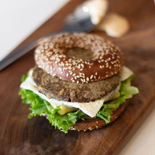 Field Roast + JUST Egg Bagel / Field Roast Patty & JUST Egg