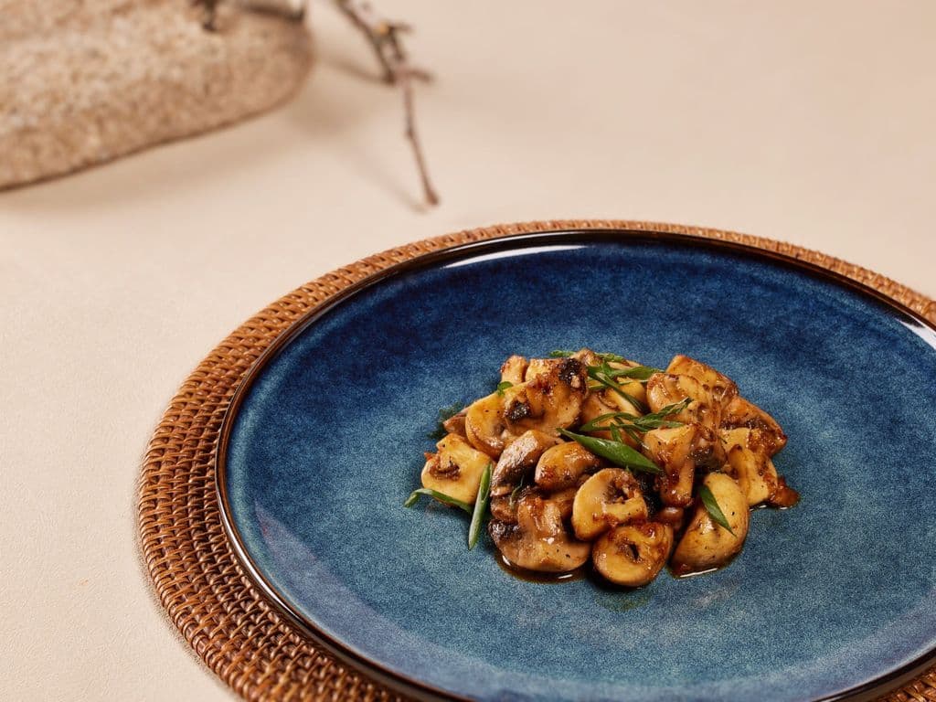 Sake Pan Fried Mushroom