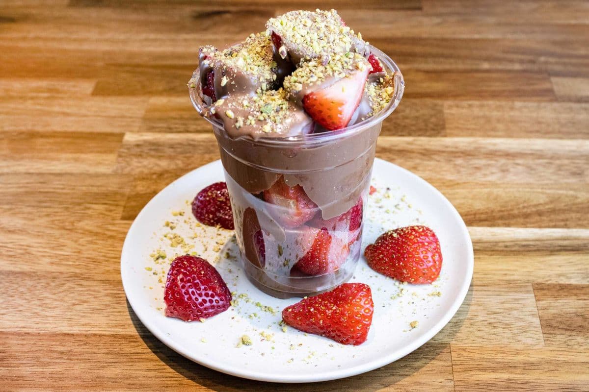 Chocolate Covered Strawberry Cup - Large Chocolate Covered Strawberry Cup - Large