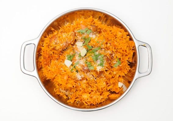 Crevettes Biryani / Shrimp Biryani
