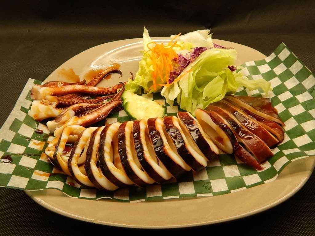 BBQ Whole Squid