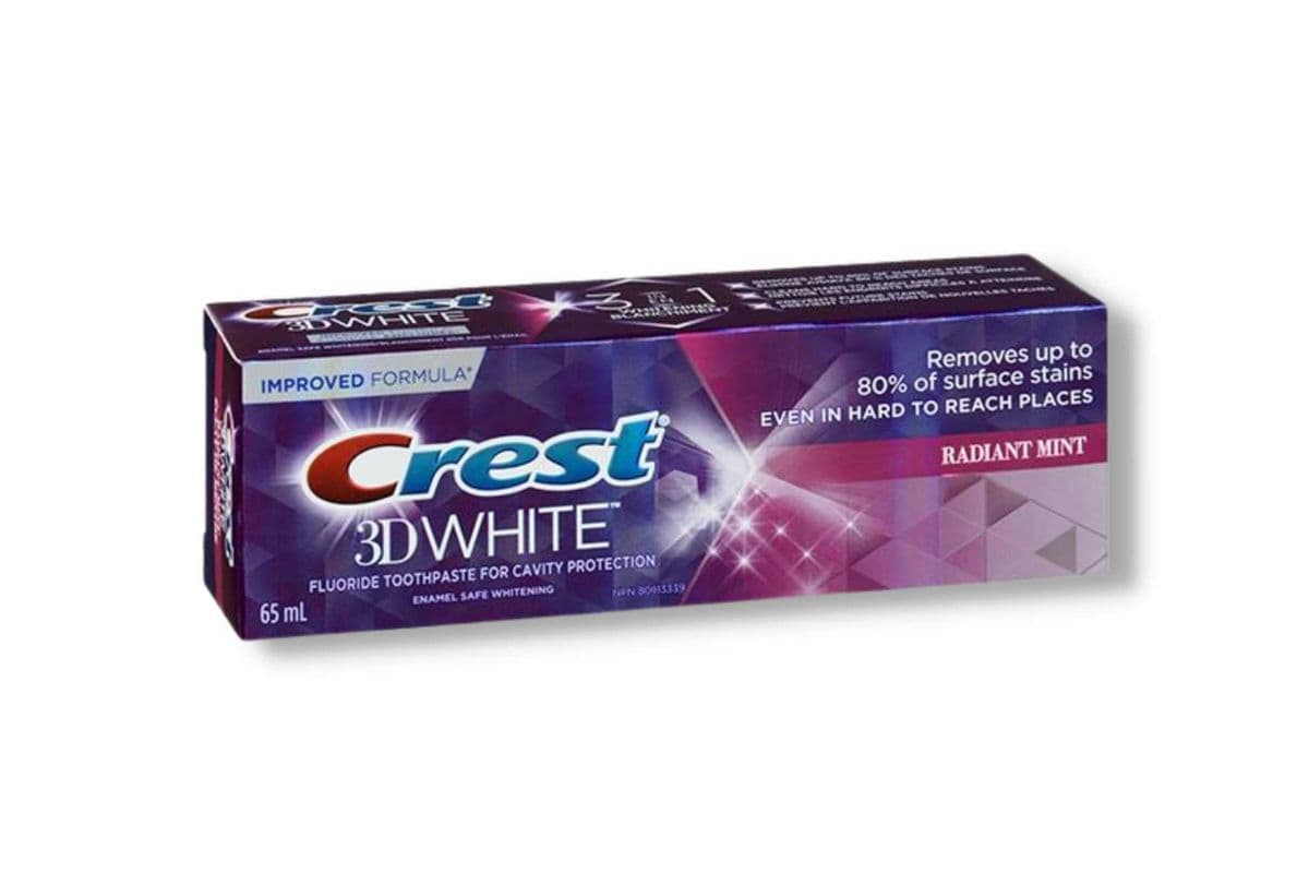 Crest 3D White Radiant Mint Toothpaste (65 ml)