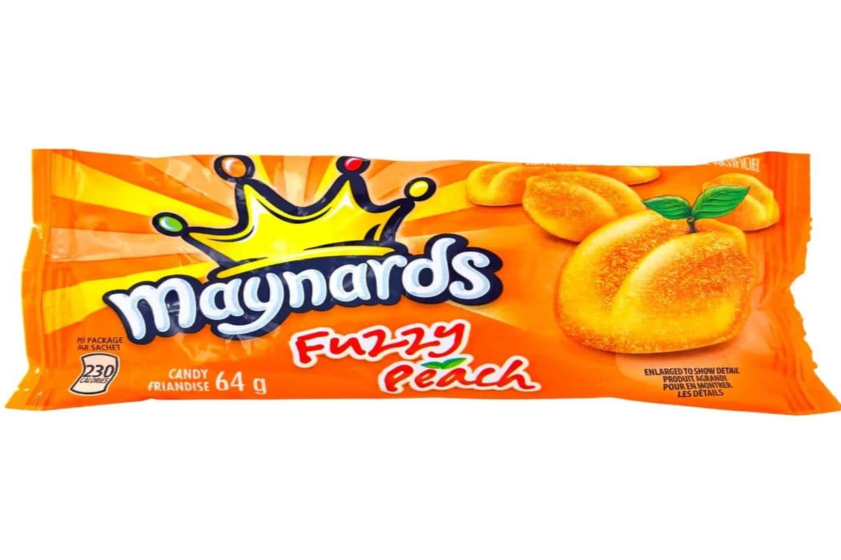 Maynards fuzzy peach 64g