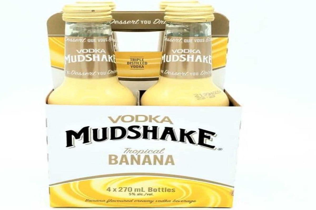 VODKA MUDSHAKE TROPICAL BANANA (4 x 270ml ) BTLS (1 x 270ML)