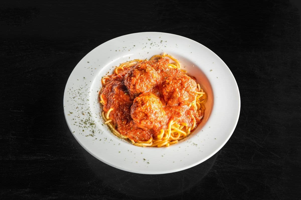 Spaghetti and meatballs