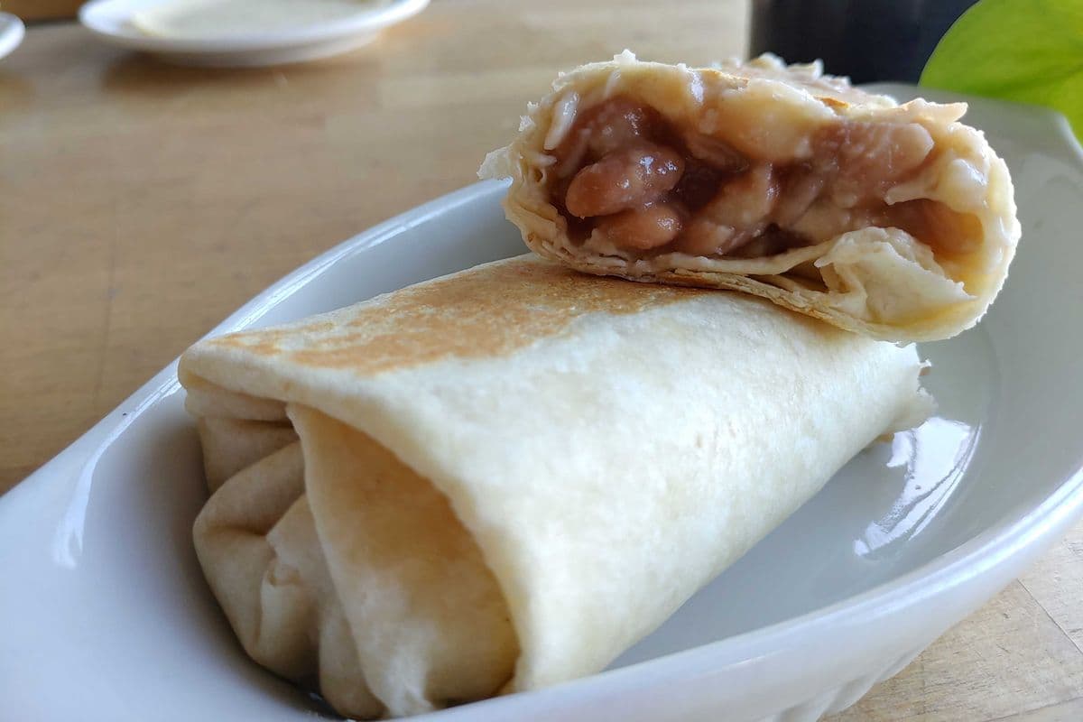 Baby Bean and Cheese Burrito