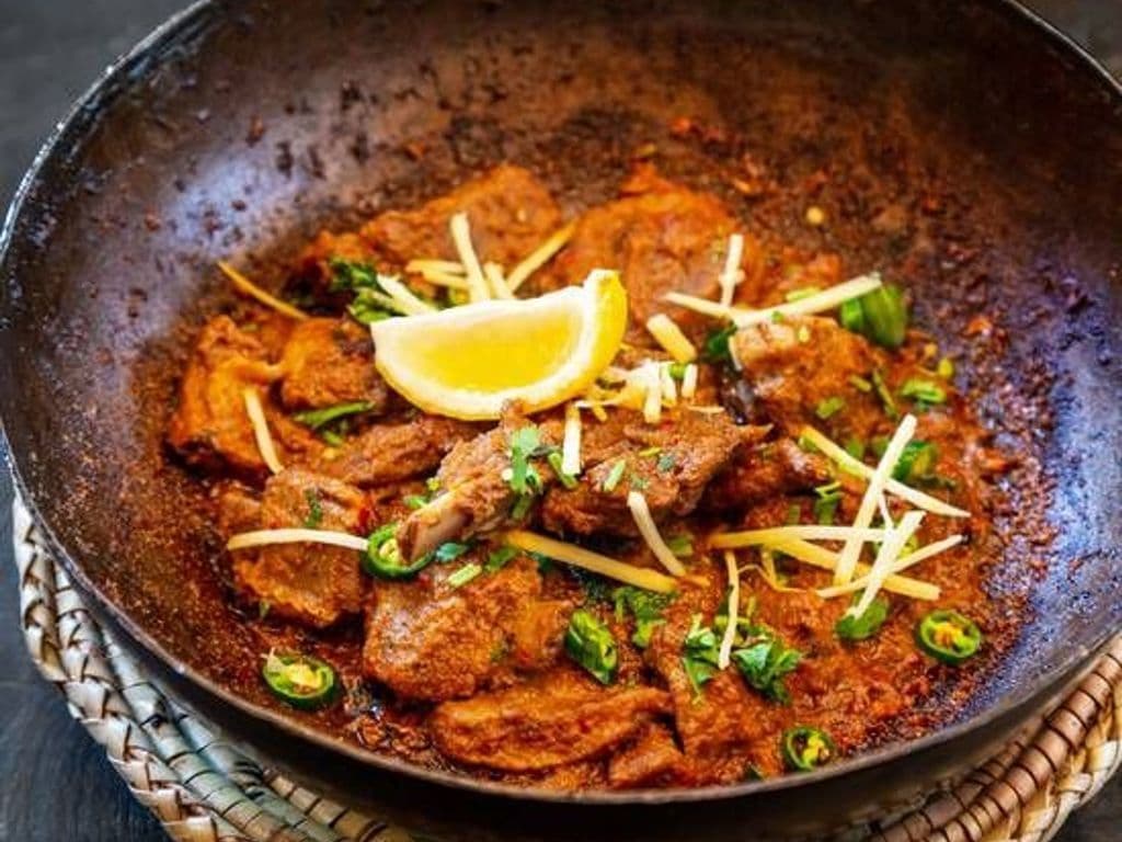 Namak Mandi Goat Karahi - Half