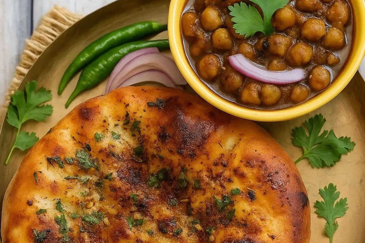Amritsari Kulcha with Chole