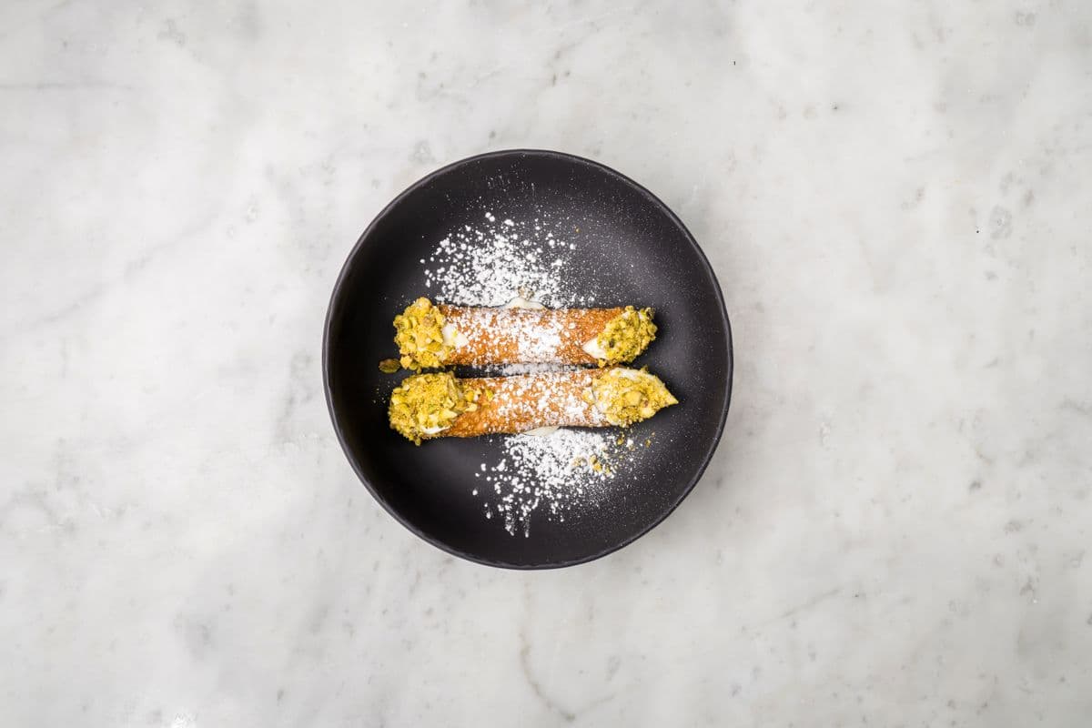 Cannoli pistache et orange / Pistacchio and orange cannoli
