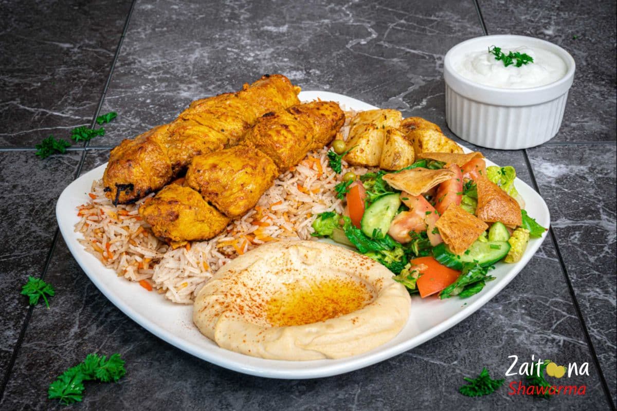 Shish Tawouk Platter