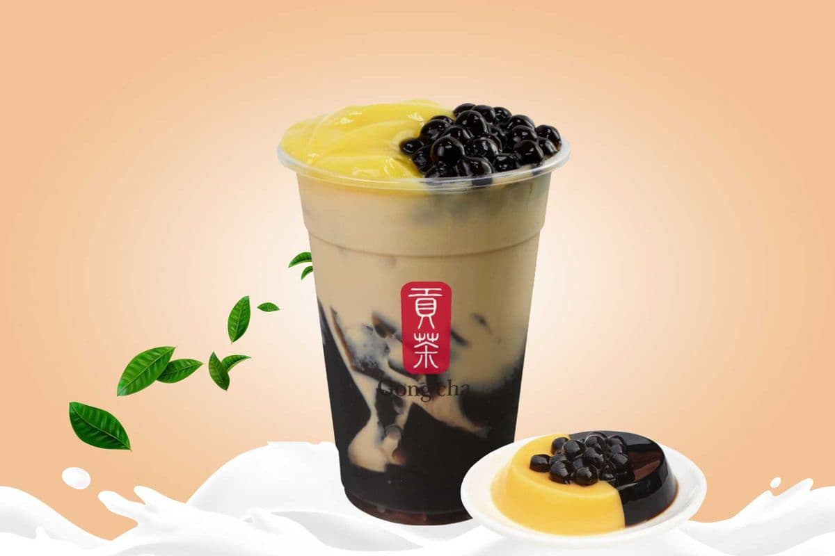 Earl Grey Milk Tea with 3J
