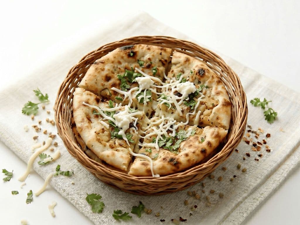 Stuffed Cheese Kulcha