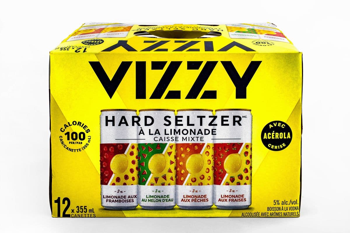 Vizzy Lemonade Mix (12 x 355 ml Cans)