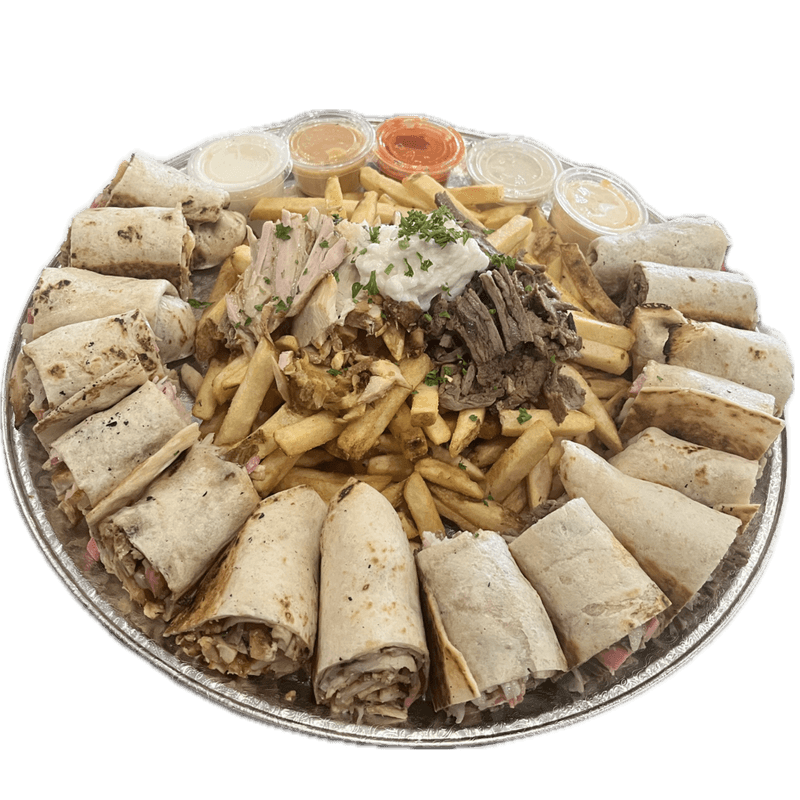 Shawarma Saj Wrap Party Tray