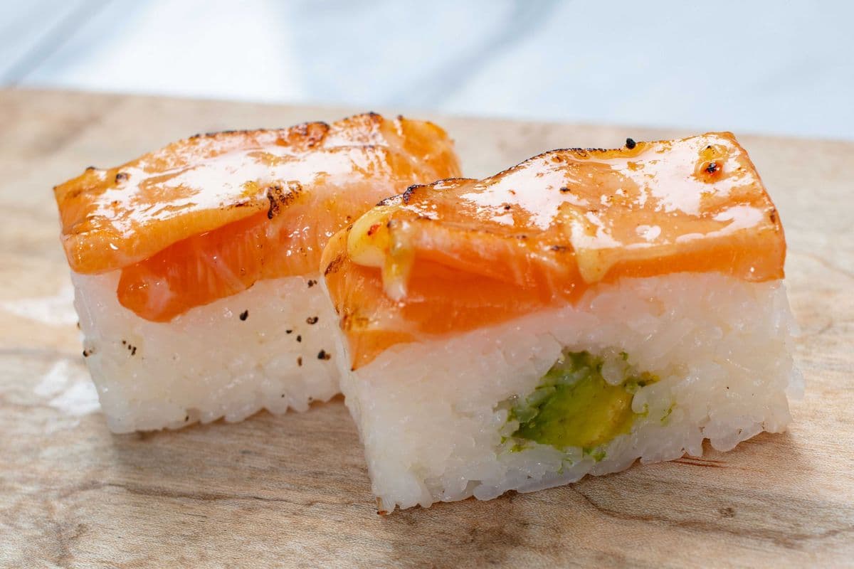 Salmon Pressed Sushi