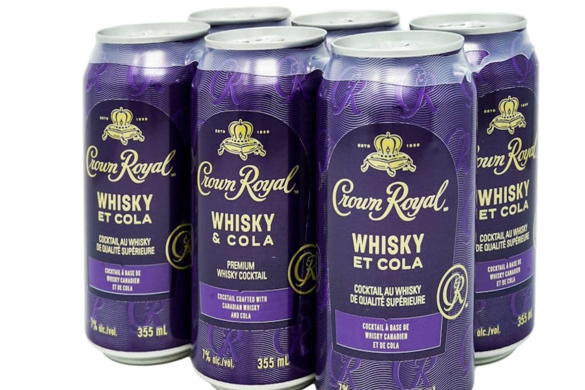 Crown Royal Whisky & Cola (6 x 355 ml Cans)