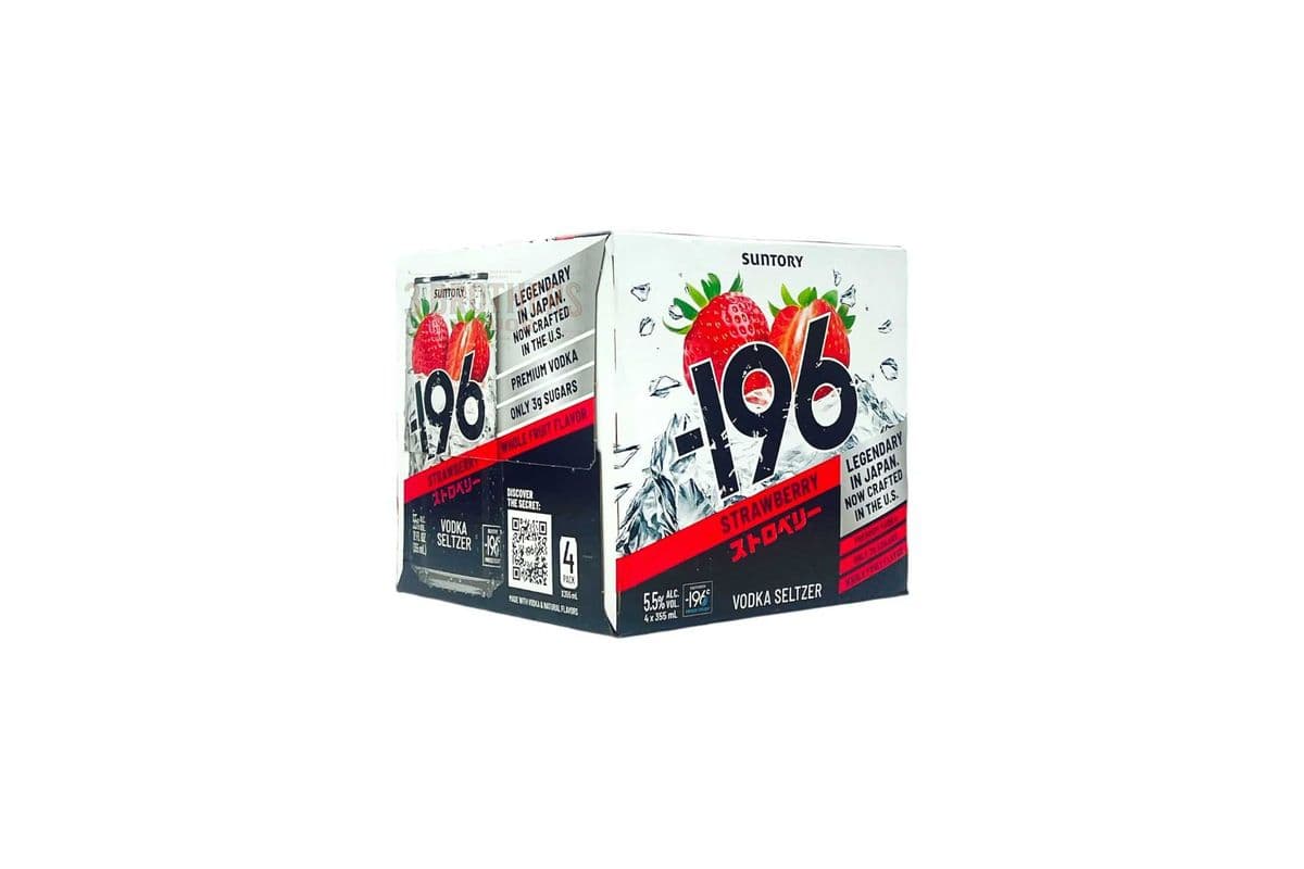 -196 Strawberry (4 Cans) (4 x 355ml)