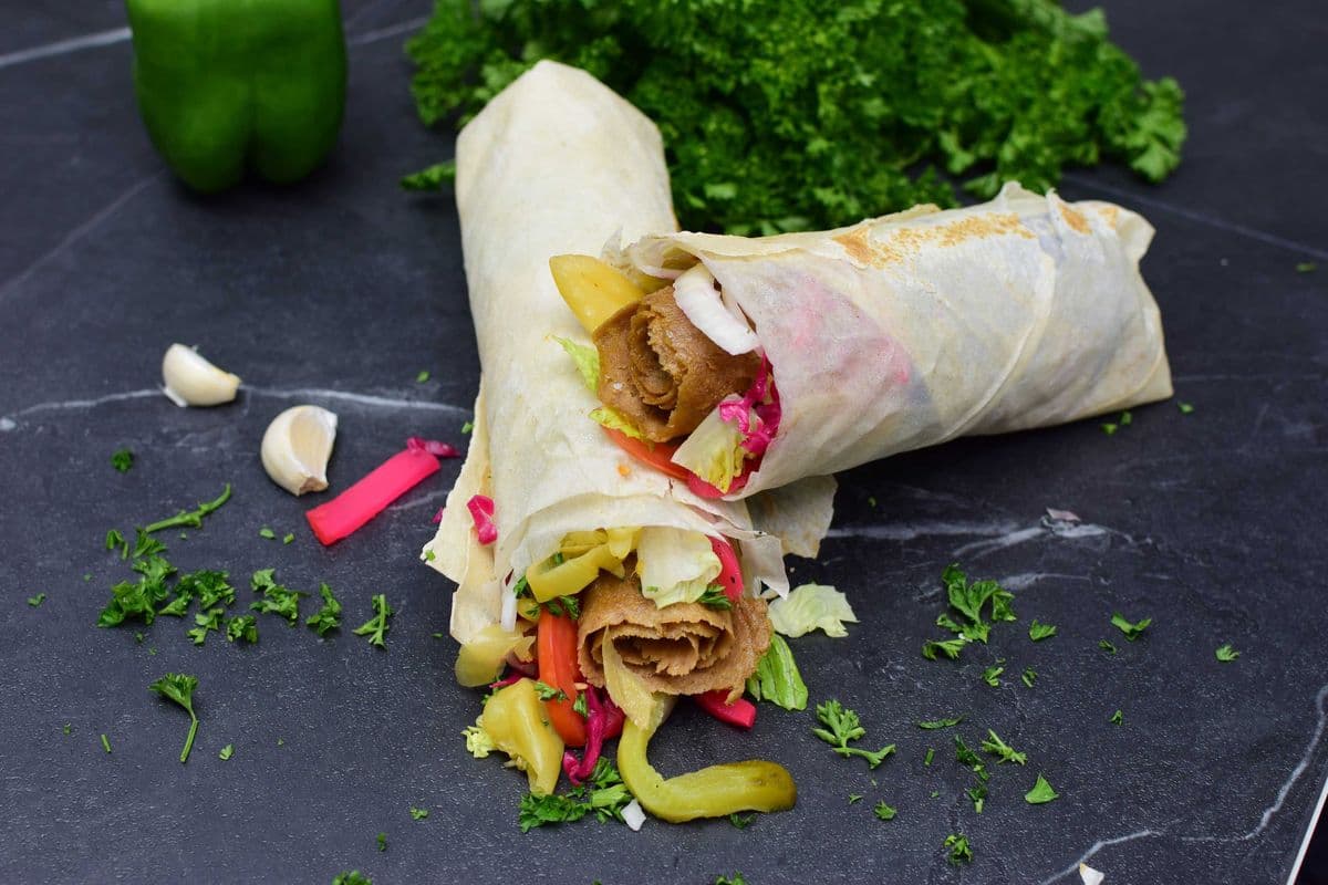 Beef Donair Wrap