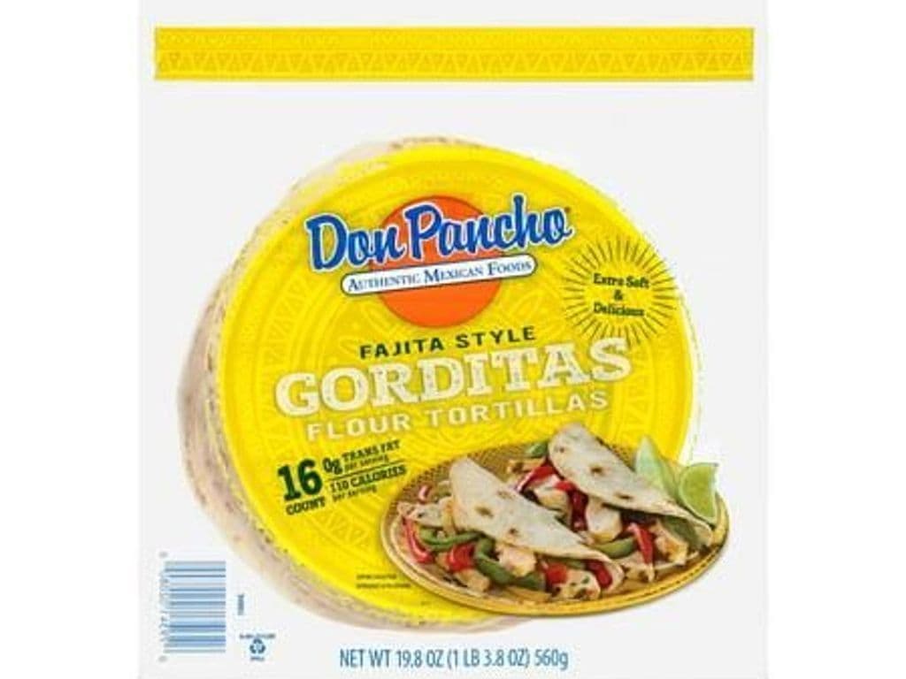 "Don Pancho" Flour Tortillas GORDITAS (16)