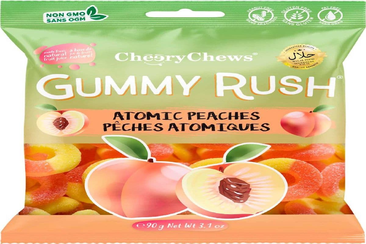 Gummy Rush Atomic Peaches (90 g)