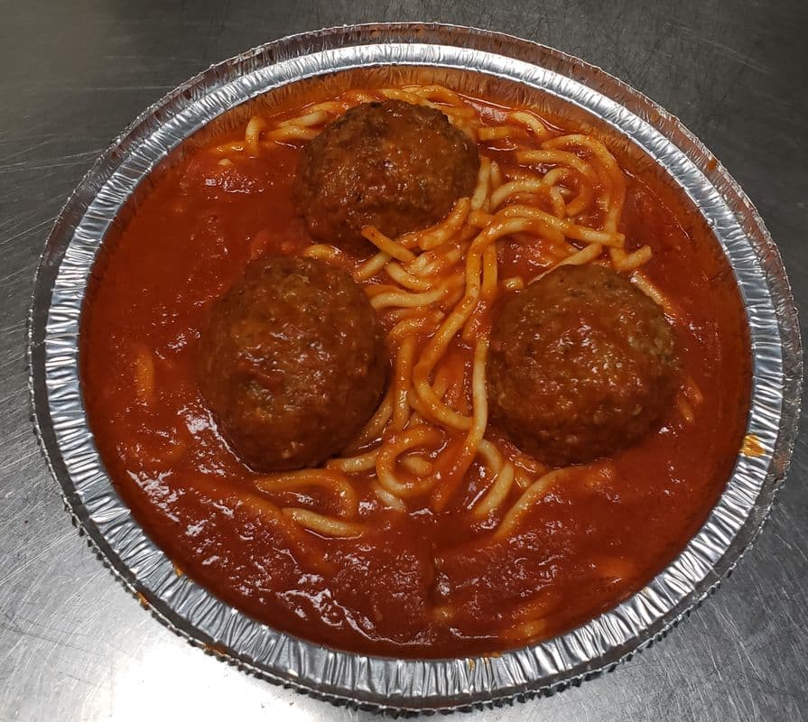 Spaghetti /meatball( SUPERPromo !! )!!!! ) avec 4 boullettes de bouef / veau