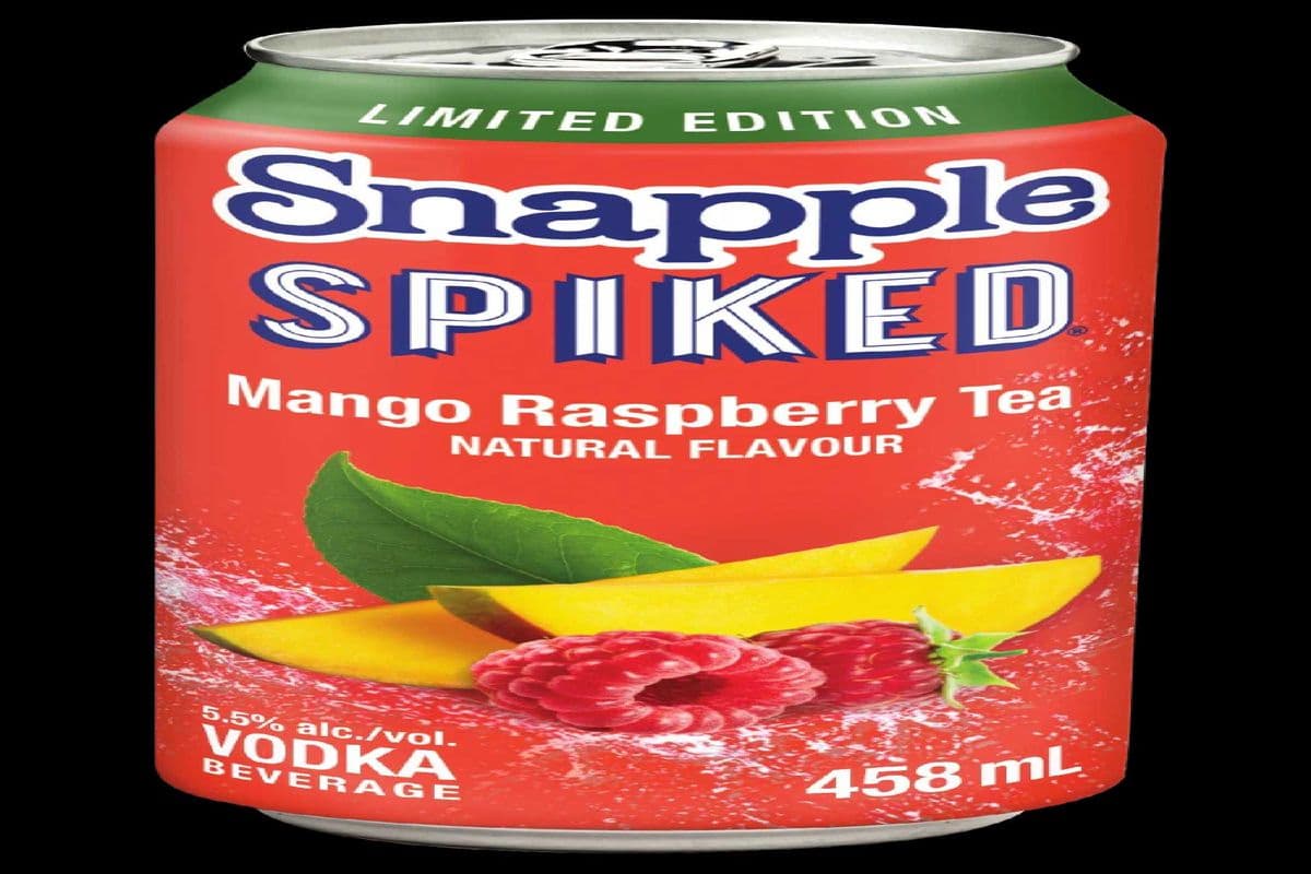 Snapple Spiked Tea Mango Raspberry Single Can (1 x 458ml)