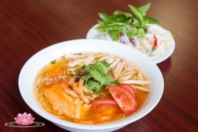 35. Vegetarian Mock Crab Noodle Soup - Bun Rieu Chay