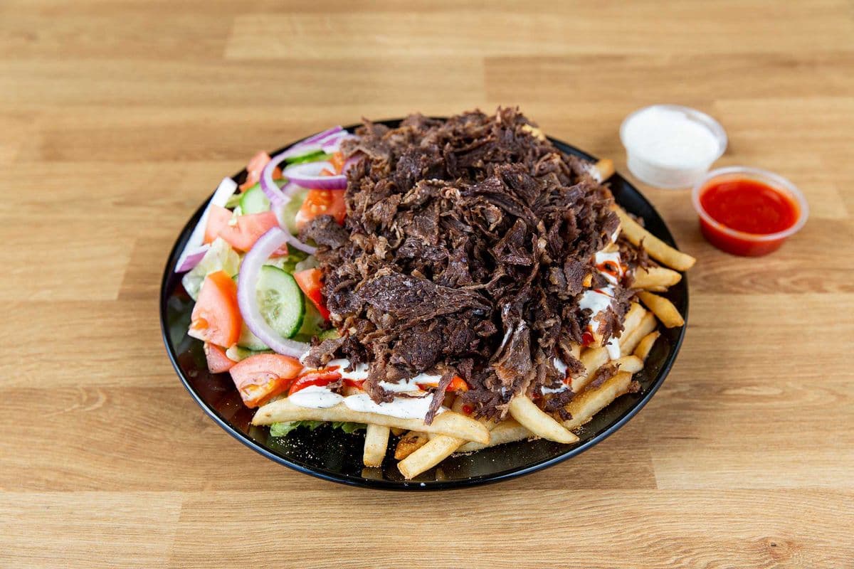 Beef Steak Over Fries