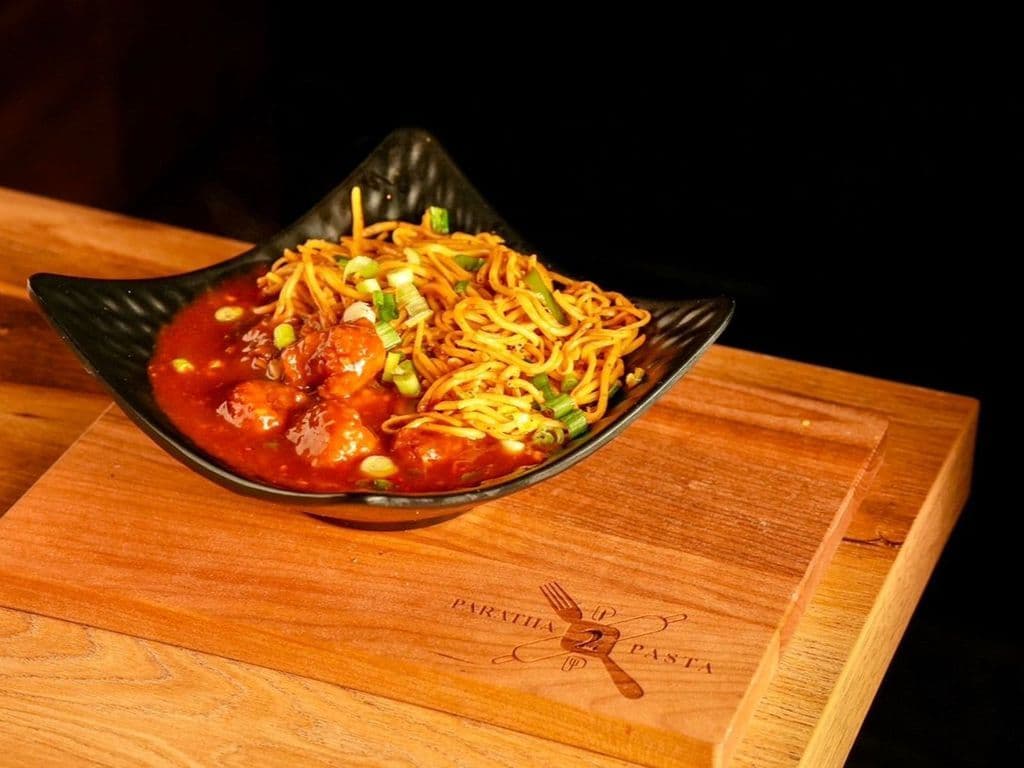 Veg Manchurian With Noodles - OO