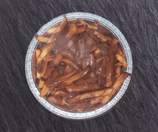 Moyenne frite avec sauce