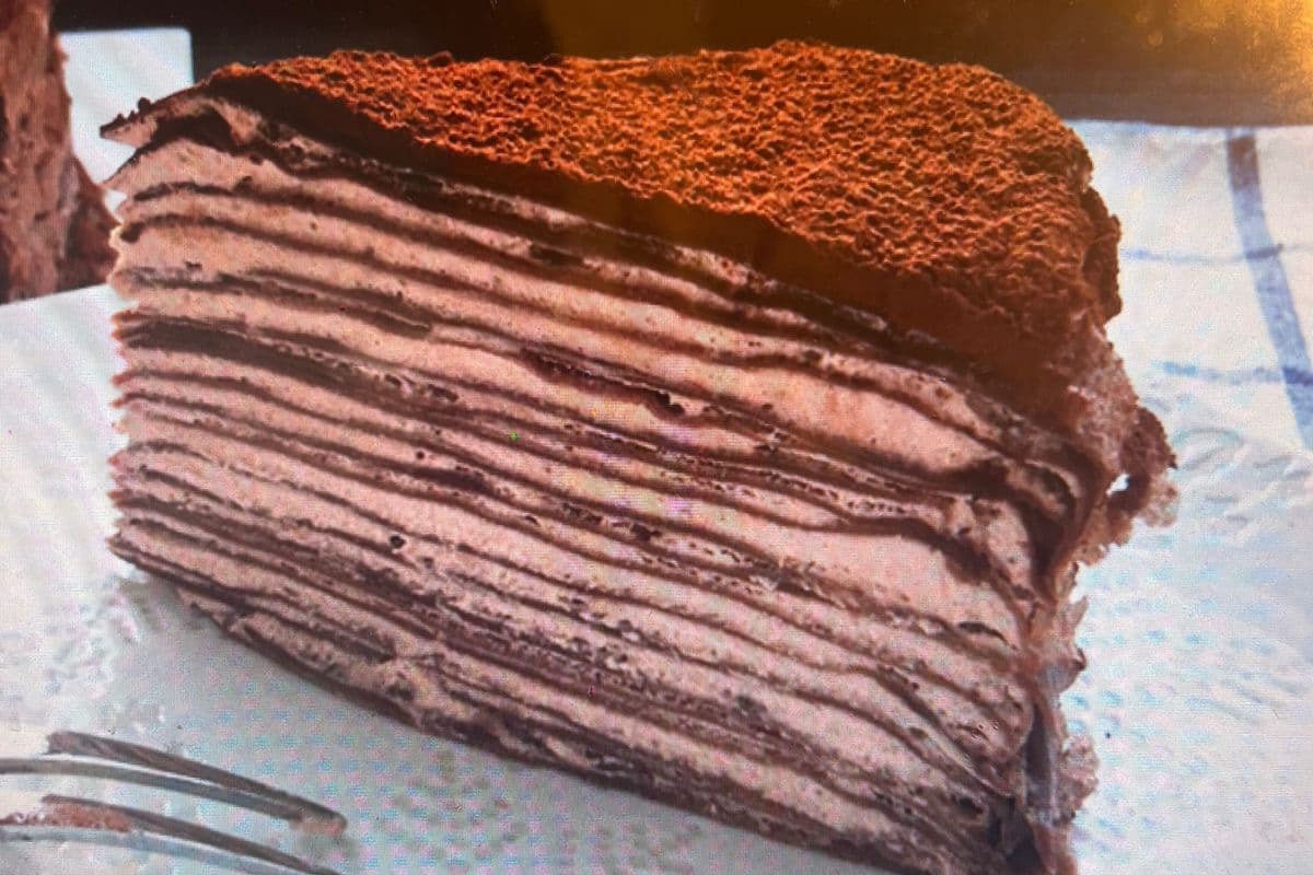 Chocolate Mille Crepe Cake巧克力千层蛋糕 (1pc)