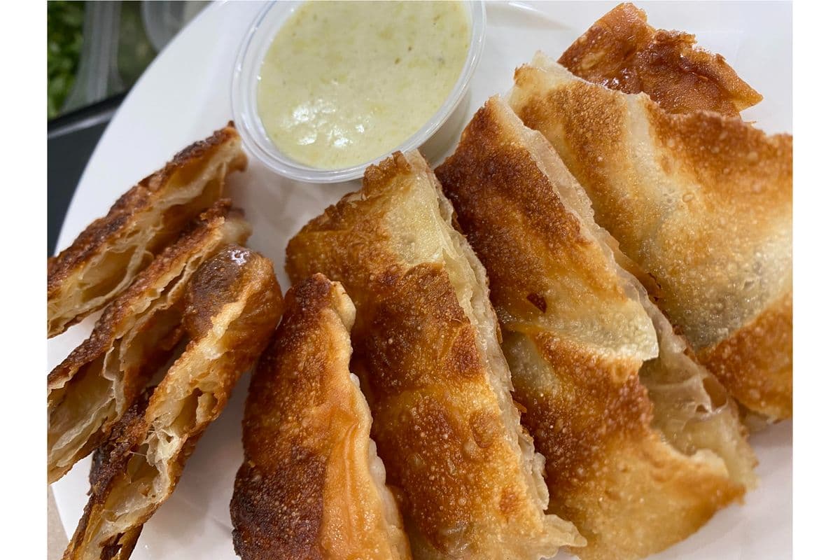 Roti with Curry Sauces