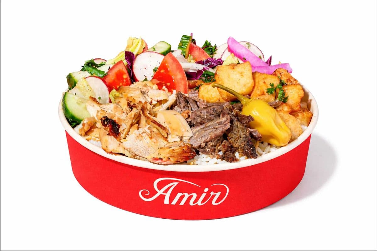 Plat - Mixte Shawarma & Taouk (Moyenne)